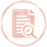 Proofreading icon.